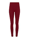 Леггинсы спортивные из бордового трикотажа с эффектом push-up