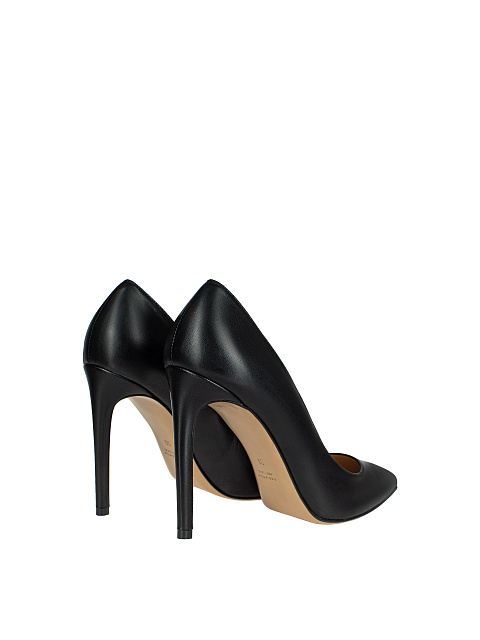 Черные лодочки из кожи, 3