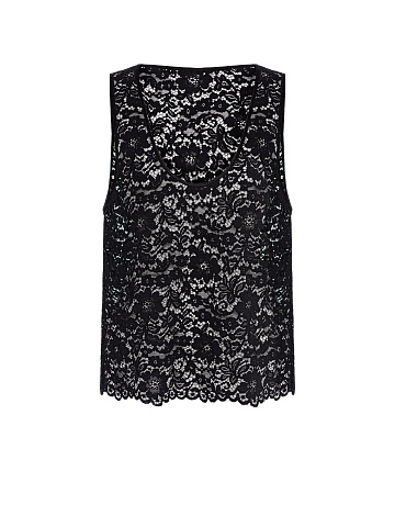Черный топ из кружева, 1