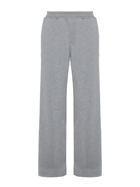 Серый трикотажный костюм Bad Girls Club с салатовой вышивкой, 3