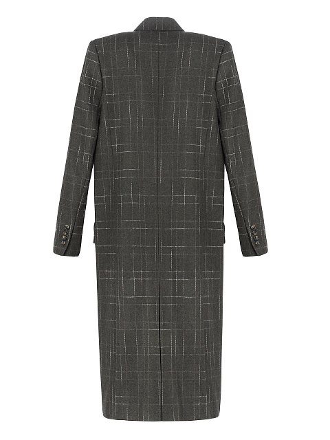 Зеленое пальто из шерсти с узором, 2 Зеленое пальто из шерсти с узором, 2