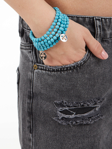 Браслет из бирюзы и серебра, 2