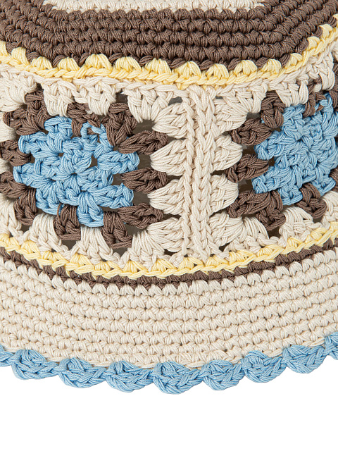 Вязаная панама в технике кроше, 4