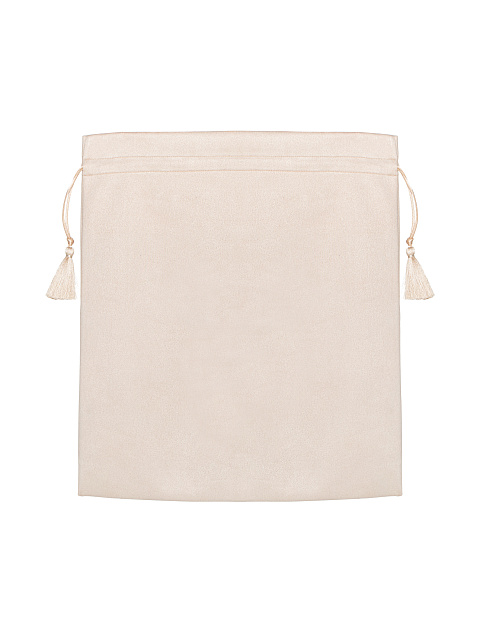 Бежевая сумка из крокодиловой кожи с лилией, 8