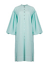 Мятное хлопковое платье-рубашка Мятное хлопковое платье-рубашка