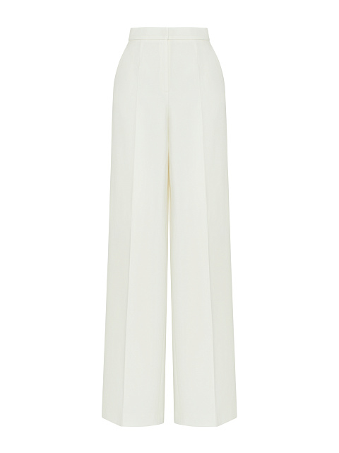 Белый костюм-двойка с открытыми плечами, 3