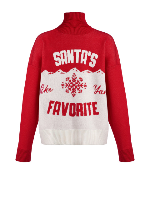 Красно-белый свитер Santa\\\'s Favorite, 1