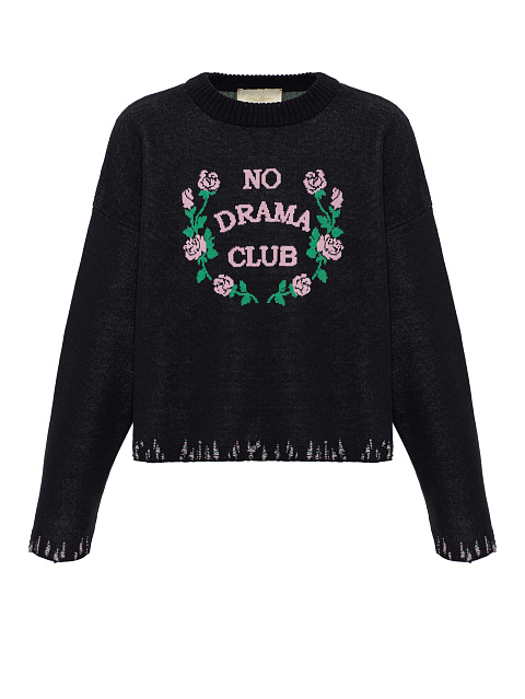 Черный свитер No Drama Club, 1