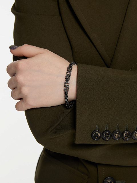 Браслет из черненого золота с черными бриллиантами, 2 Браслет из черненого золота с черными бриллиантами, 2