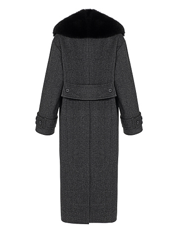 Пальто из шерсти с мехом, 2