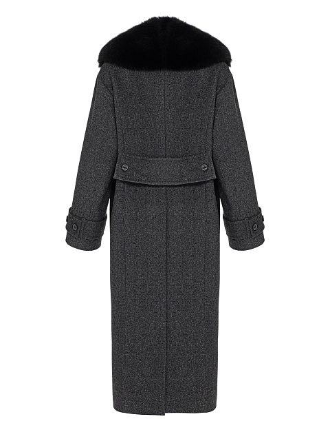 Пальто из шерсти с мехом, 2