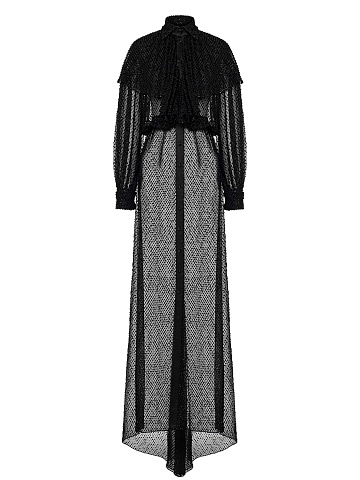 Платье-макси из органзы, 1