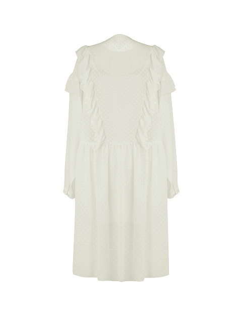 Платье из светло-лимонного шифона, 2