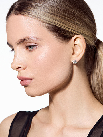 Серьги «Dragon» из белого золота, 2