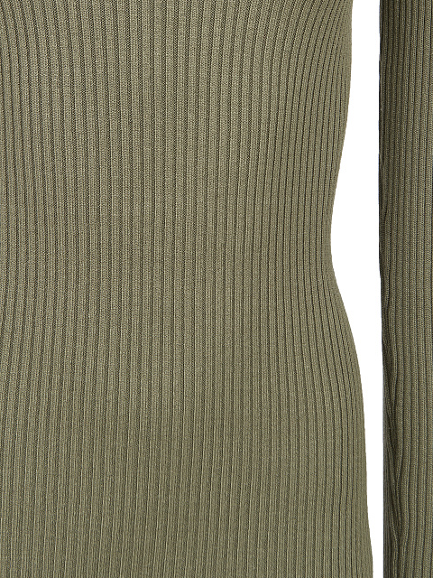 Зеленое трикотажное платье-мини, 3 Зеленое трикотажное платье-мини, 3