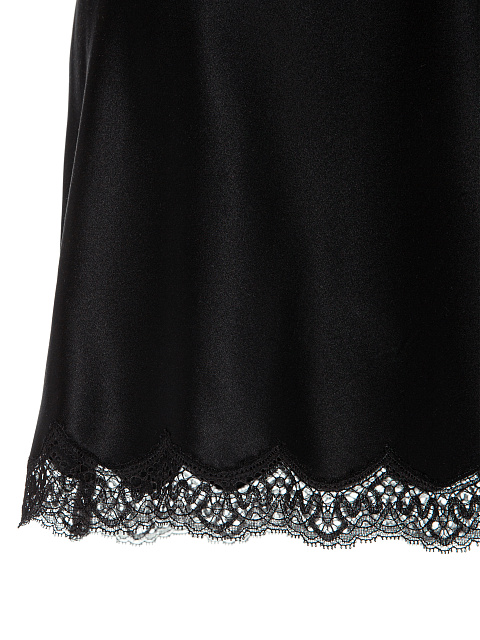 Черное платье-мини из кружева на запах, 5