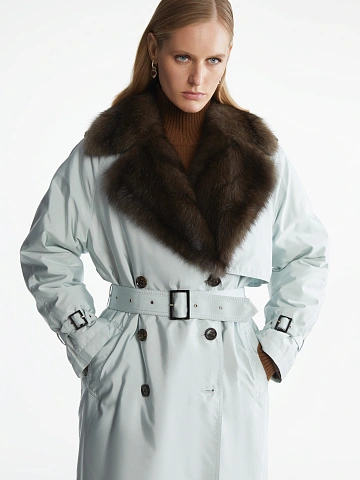 Голубой тренч на Баргузинском соболе, 2