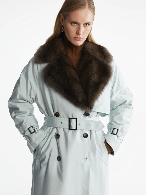 Голубой тренч на Баргузинском соболе, 2