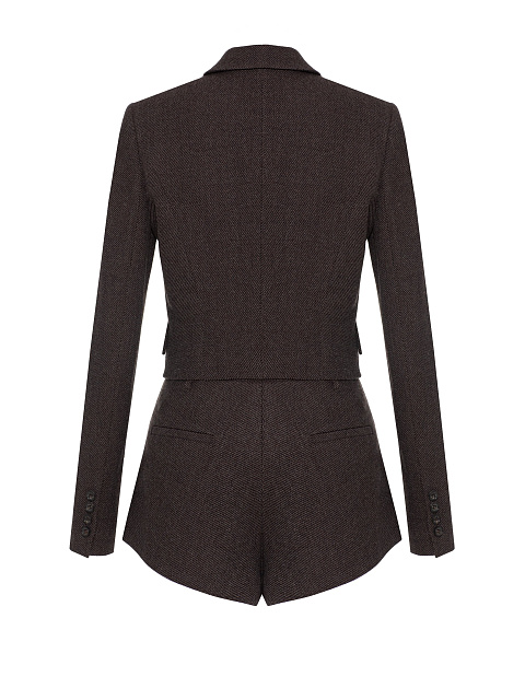 Коричневый шерстяной костюм-двойка, 2 Коричневый шерстяной костюм-двойка, 2