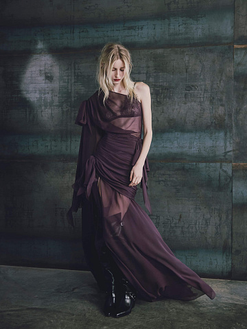 Платье-макси из шелка, 2