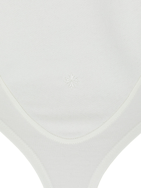 Молочное худи из футера, 3