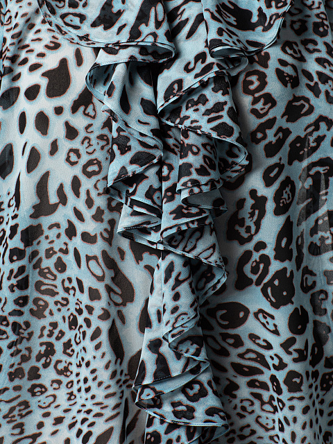 Блузка с леопардовым принтом, 3