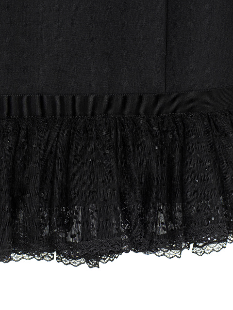 Черное платье-мини с кружевом и стразами, 3 Черное платье-мини с кружевом и стразами, 3