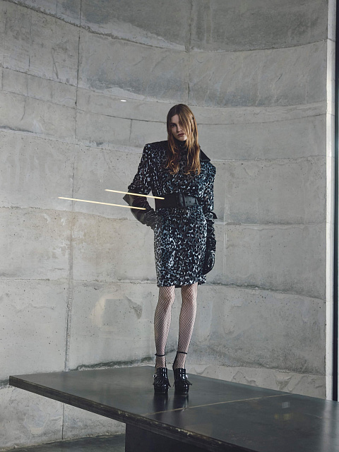 Платье-миди и панбархата, 3