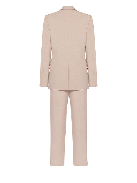 Бежевый костюм-тройка из вискозы, 3 Бежевый костюм-тройка из вискозы, 3