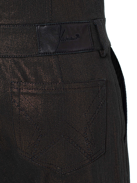 Черный комбинезон из денима с напылением, 4 Черный комбинезон из денима с напылением, 4