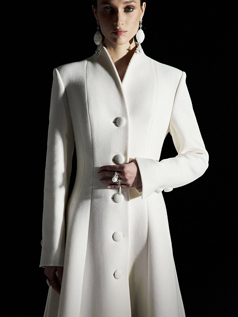Белое пальто из кашемира, 6 Белое пальто из кашемира, 6