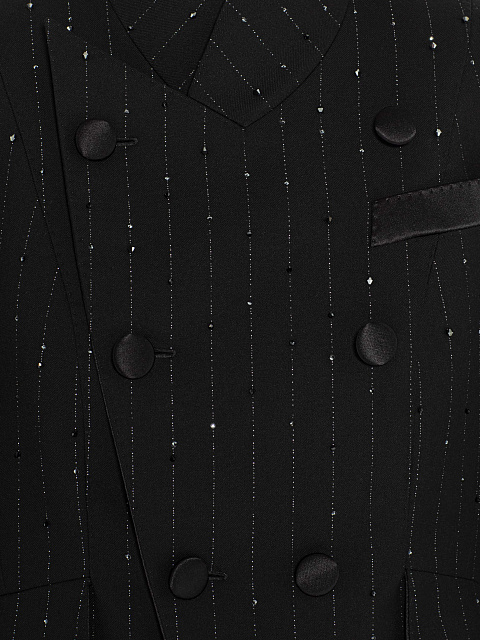 Жакет в полоску с вышивкой, 4