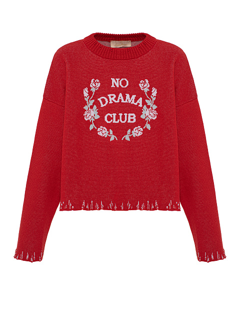 Красный свитер No Drama Club, 1