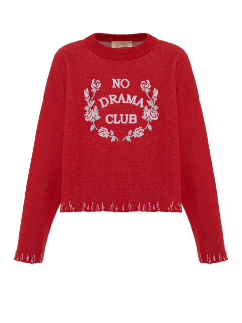 Красный свитер No Drama Club, 1