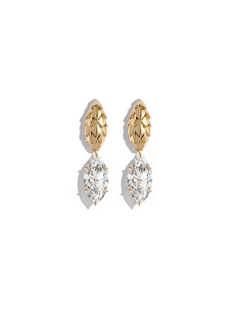 СЕРЬГИ ИЗ ЖЕЛТОГО ЗОЛОТА, 1 СЕРЬГИ ИЗ ЖЕЛТОГО ЗОЛОТА, 1
