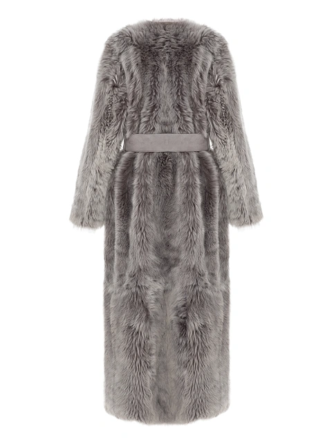 Длинная шуба из меха тосканы, 8