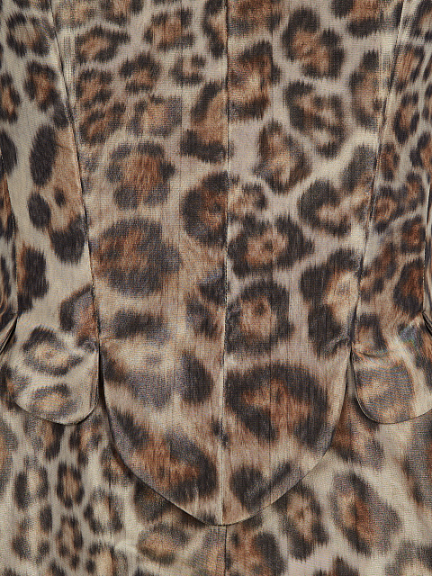 Комплект из топа и шорт из тафты с леопардовым принтом, 5