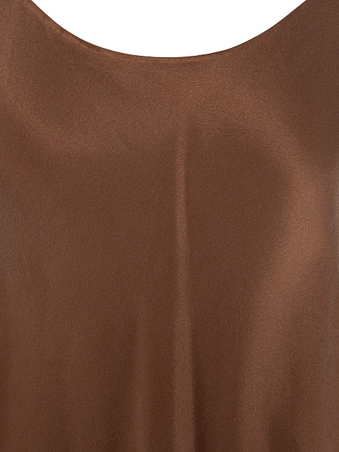 Коричневый шелковый топ, 3 Коричневый шелковый топ, 3