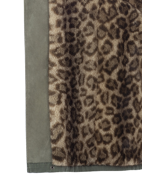 Хлопковая парка на подкладе из меха норки, 5 Хлопковая парка на подкладе из меха норки, 5