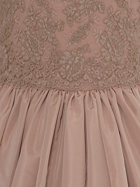 Бежевый комплект из кружева, 7