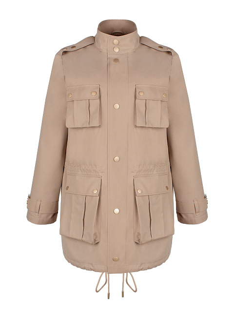 Бежевая хлопковая парка, 2