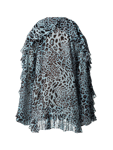 Леопардовое платье-мини, 2