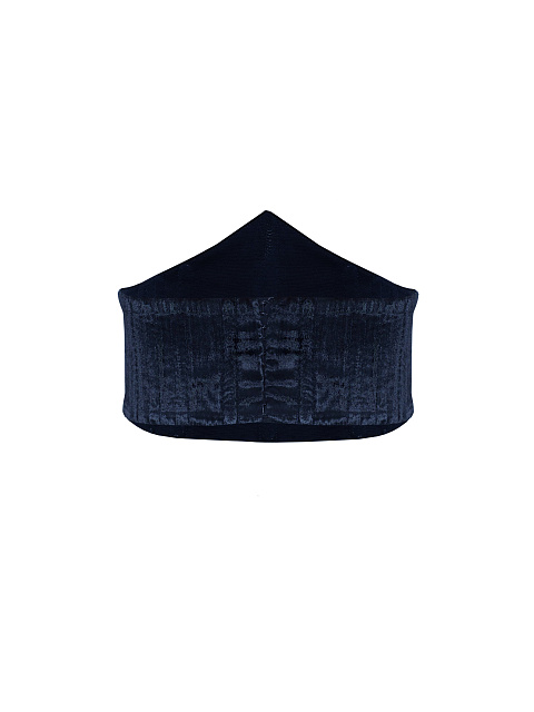 Темно-синий корсет из бархата, 2