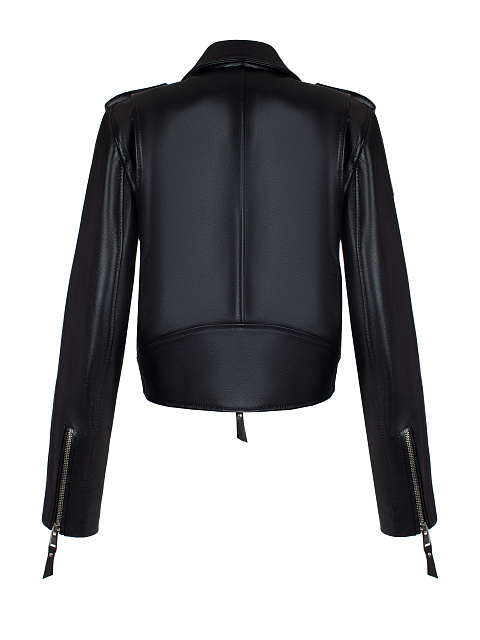 Черная косуха из натуральной кожи, 3 Черная косуха из натуральной кожи, 3