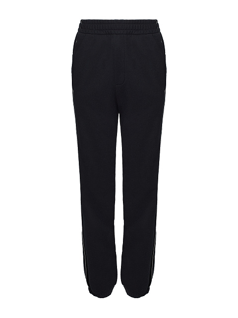 Черный трикотажный костюм с вышивкой в виде крестов, 3