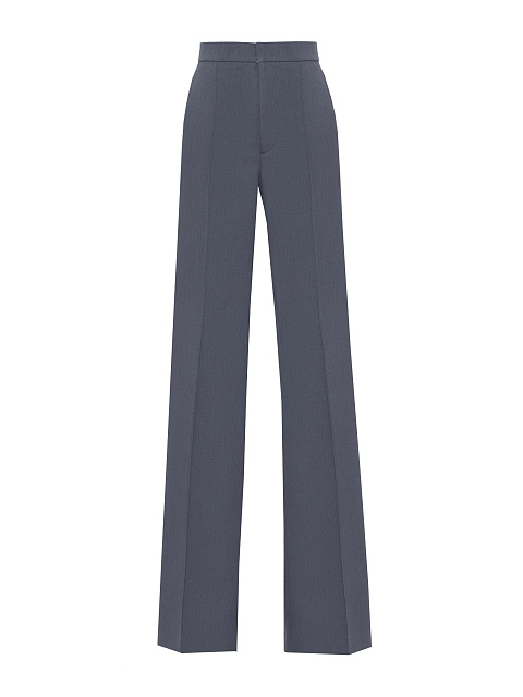 Серый костюм-тройка с укороченным жакетом, 3