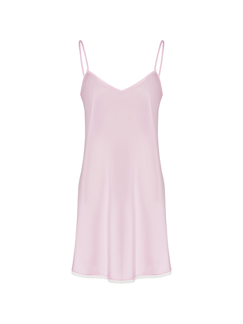 Розовое шифоновое платье-миди, 3