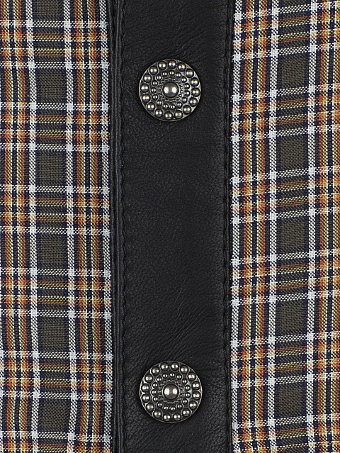 Платье-миди в зелено-коричневую клетку, 4 Платье-миди в зелено-коричневую клетку, 4