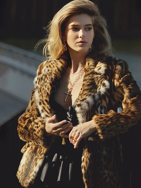 Жакет из меха дикой кошки, 1