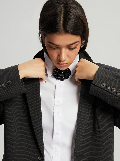 Черное колье-чокер из эко-кожи, 4 Черное колье-чокер из эко-кожи, 4